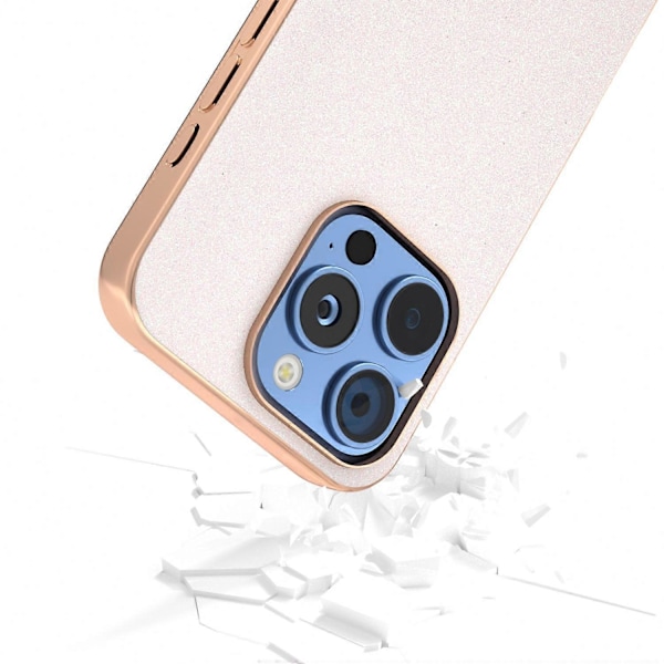 iPhone 16 Pro Max -kotelo, galvanointi, kimallepintainen PU+TPU-suojakotelo Multicolor Style E