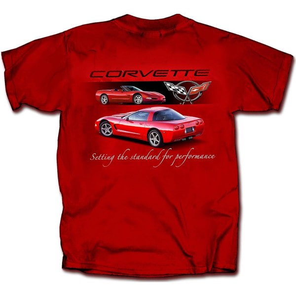 Chevrolet 1997 till 2004 Corvette C5 - T-shirt herr av Joe Blow Tee's 100 % bomull M