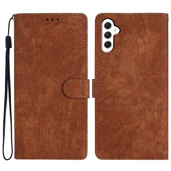 Skal för Samsung Galaxy A05s 4G, PU-läder med hudliknande känsla Multicolor Style B