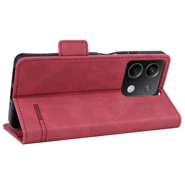 Til Xiaomi Redmi Note 13 5G/Note 13 5G Etui Pung PU Læder Flip Telefon Cover Multicolor Rose
