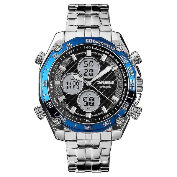 Skmei 1302 Mode Män Fritid Watch Black