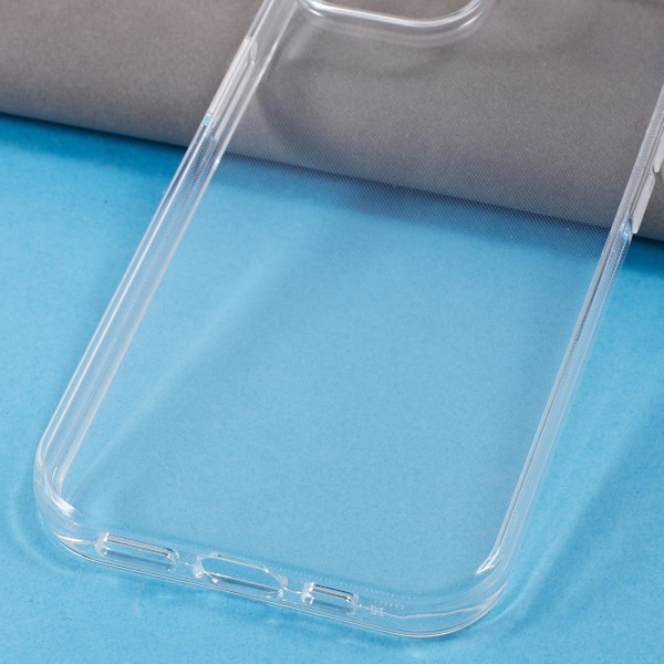 Transparent Tpu case för Iphone 15, anti-scratch cover