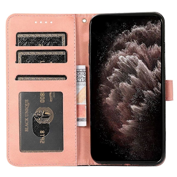För Samsung A56 5G Tvåfärgat Läder Plånboksfodral Skyddande Flip Ställ Multicolor Style D