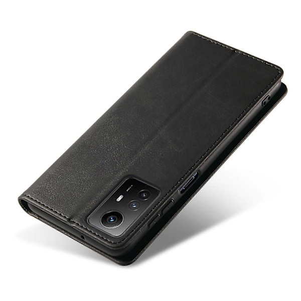 Til Xiaomi Redmi Note 12S 4G Telefon Wallet Case PU Læder Kalvetekstur Stand Telefon Cover Multicolor Style A