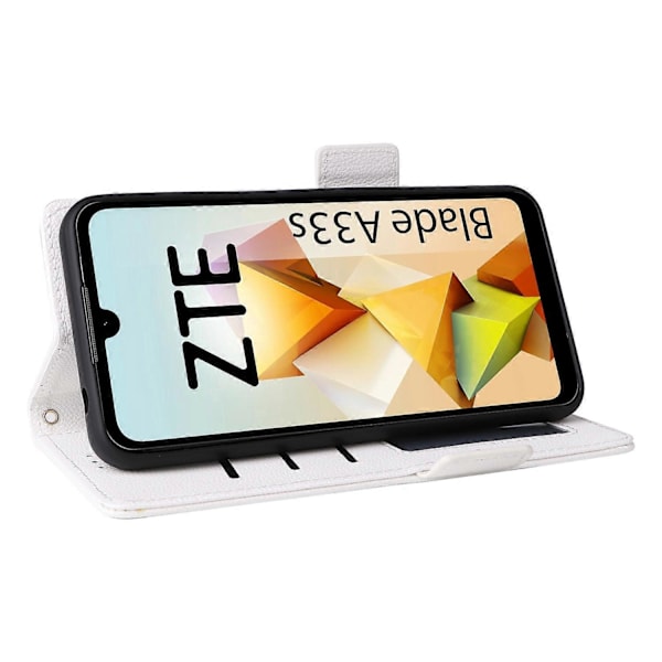 För ZTE Blade A33S Fodral Magnetlås Läder Telefonskal med Rem Multicolor Style B