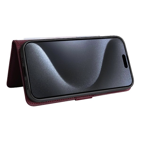 BETOPNICE 005 Deksel til iPhone 15 Pro Avtakbart 2-i-1 Lommebokdeksel i Lær Multicolor Style C
