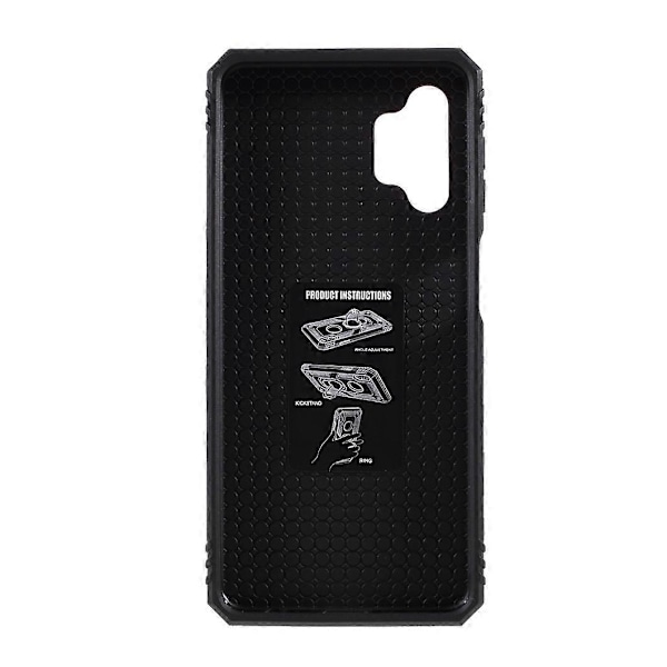 PC+TPU Yhdistelmä Hybridipuhelinkuori Sormusjalustalla Samsung Galaxy A32 5G/M32 5G:lle