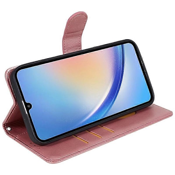 Til Samsung Galaxy A15 5G Etui Stødsikkert Læder Telefon Cover Magnetisk Wallet Stand Shell Multicolor Style F