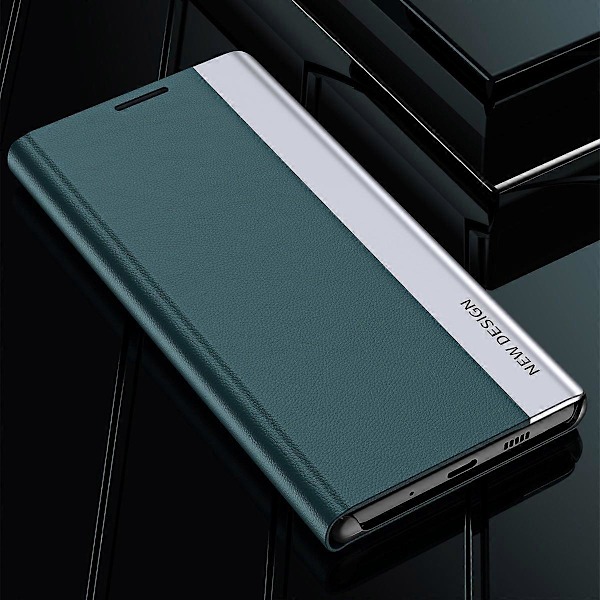 Til Samsung Galaxy A54 5G Elektroplettering PU Læder Telefon Cover Stativ Anti-ridse Smartphone Etui Multicolor Style C
