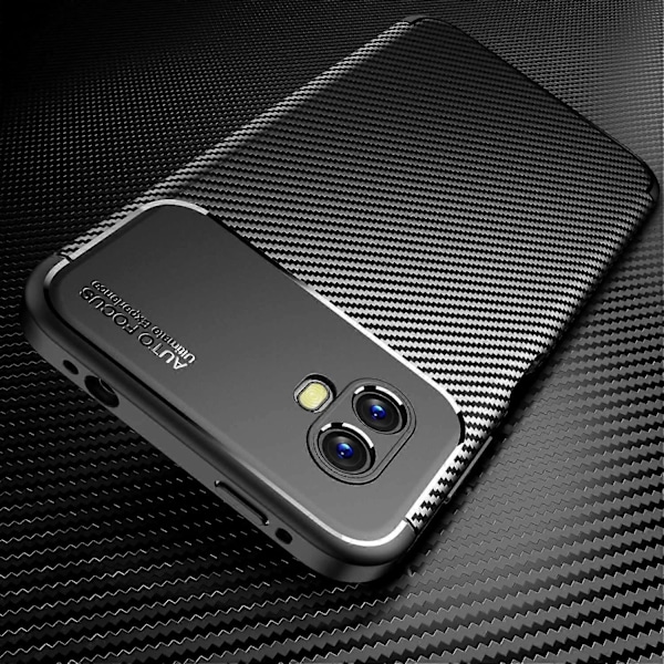 Samsung Galaxy Xcover 6 Pro 5G hiilikuitukuvioinen pehmeä TPU-puhelinkotelo, putoamista estävä takakuori