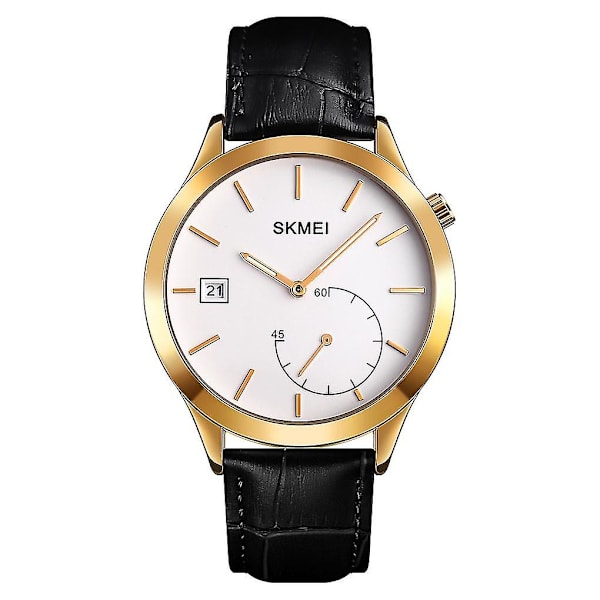 Skmei 1581 Fritid utomhussport Quartz Watch Gold Black