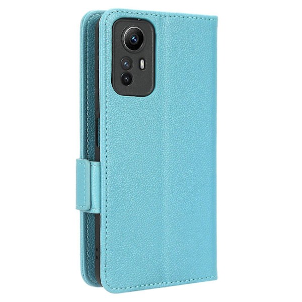 Läderfodral för Xiaomi Redmi Note 12S 4G, Vikbart Ställ Plånboksfodral Multicolor Style F