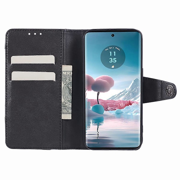 Motorola Edge 40 Neo 5G -kotelon lompakko, yhdistetty PU-nahkainen puhelinkotelo Multicolor Style A