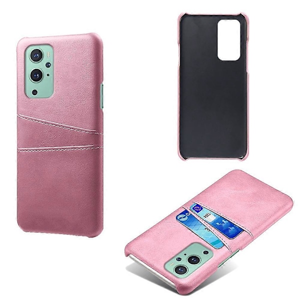 KSQ PC+PU Læderbelagt Etui med Dobbelt-Kortpladser til OnePlus 9 Pro Multicolor Style E
