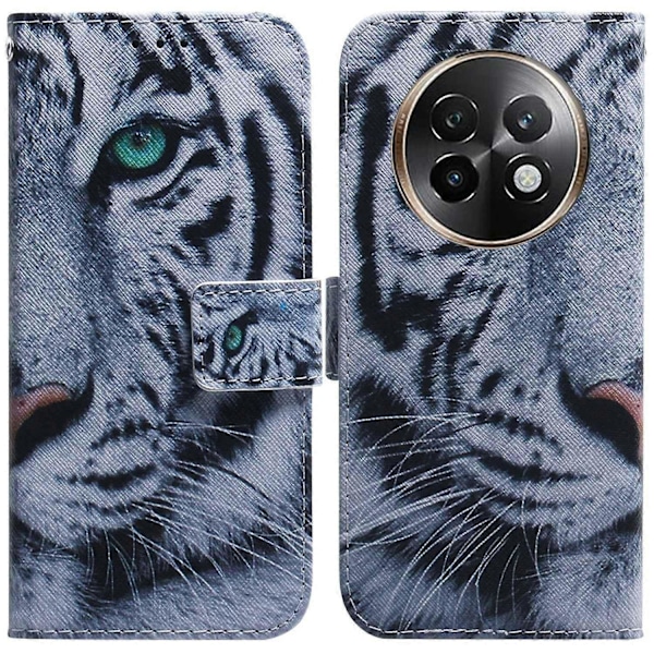 Plånboksfodral med mönster för Realme 13+ 5G/13 Pro 5G (Kina) i läder Multicolor Style H