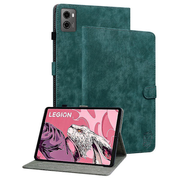 Cover til Lenovo Legion Y700 (2023)/Tab Gen 2 med præget stativ, PU læder kortholder tabletetui Multicolor Style A