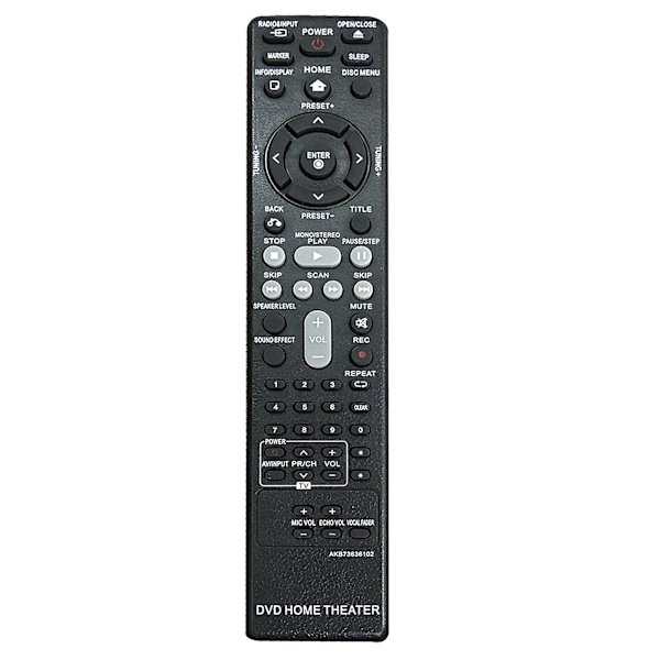 Til Lg Dvd Home Theater System Dh4220s Dh4130s ,akb73636102 Fjernbetjening Black
