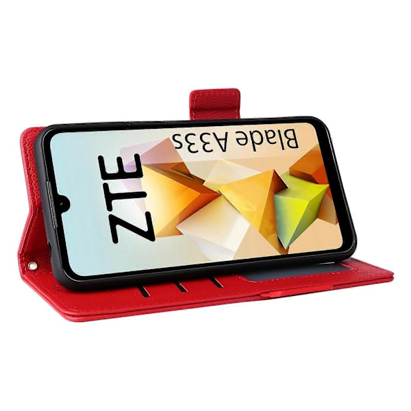 För ZTE Blade A33S Fodral Magnetlås Läder Telefonskal med Rem Multicolor Style G