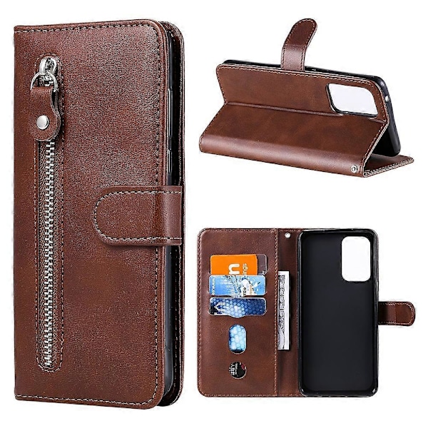 Lynlåslomme Tegnebog Læder Stand Smartphone Etui til Samsung Galaxy A52 4G/5G/A52s 5G Multicolor Style D