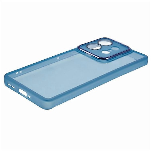 WANLONFENG DKSM -sarja Motorola Edge 50 Pro 5G TPU -kotelolle, galvanoidulla kehyksellä ja karkaistulla lasilla Multicolor Style B