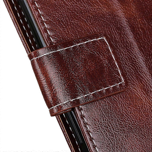 Til Huawei Mate 60 Retro Crazy Horse Tekstur PU Læder Shell Wallet Stand Telefon Cover Multicolor Style E