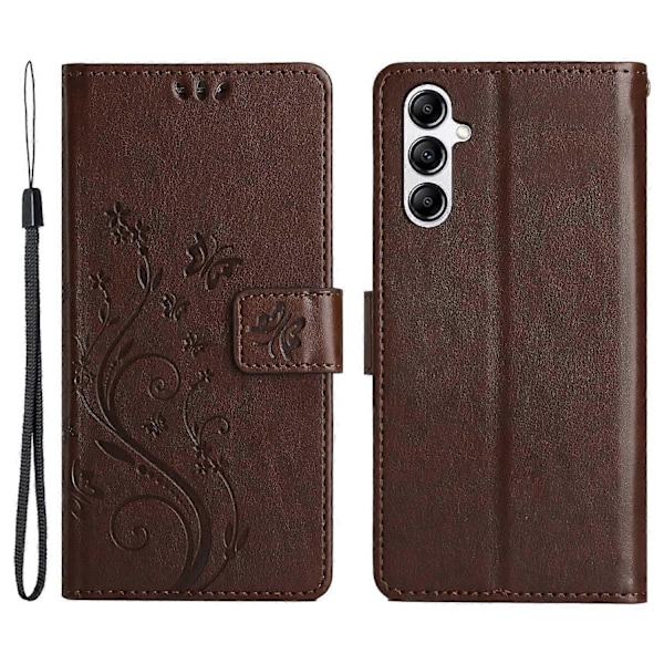 Samsung Galaxy A56 5G -puhelimen suojakotelo PU-nahkaa ja lompakko hihnalla Multicolor Style H