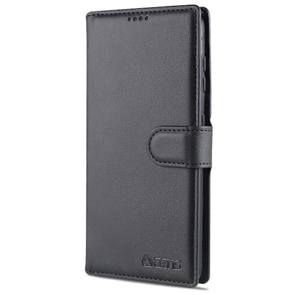 AZNS Dobbeltsidet Magnetisk Lås Pung PU Læder Stand Case til Samsung Galaxy S21 4G/5G Multicolor Style B