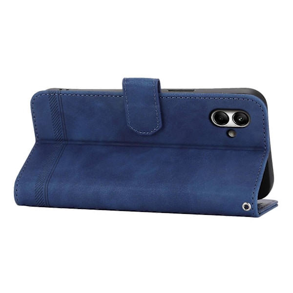 DIERFENG DF-03 Samsung Galaxy A05 4G -puhelinkotelo PU-nahkaa, jalustalla ja lompakolla Multicolor Style E