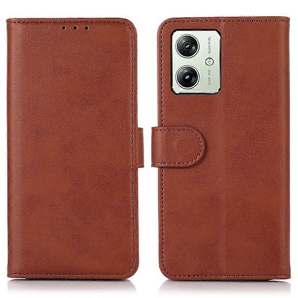 Til Motorola Moto G54 5G Etui Stødsikkert Pung Stativ Mobiltelefon Læder Cover Multicolor Style D