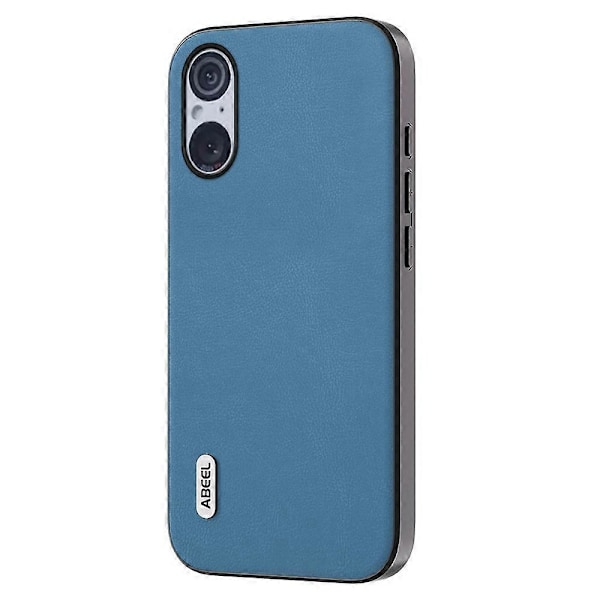 För Sony Xperia 5 V Läderbelagt TPU+PC Skal Anti-fall Texturerat Telefonskydd Multicolor Style C