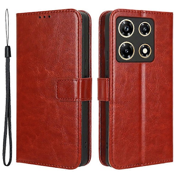 Infinix Note 30 Pro 4G X678B nahkakotelo, pudotussuoja, puhelinkotelo lompakkotelineellä Multicolor Style C