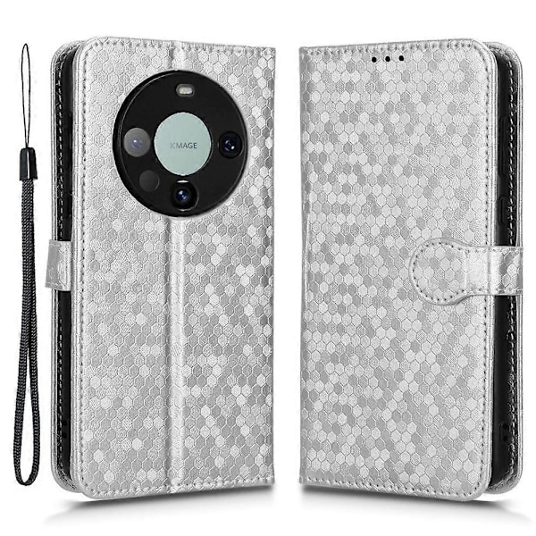 Til Huawei Mate 60 Etui PU Læder Støtteben Imprægneret Tegnebog Mobiltelefon Cover Multicolor Style C
