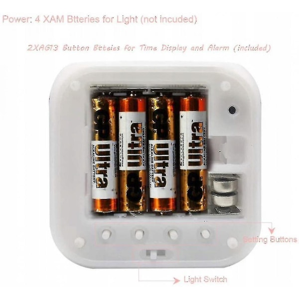 Qd- Alarm C Wake Up Wark LED C Carre-