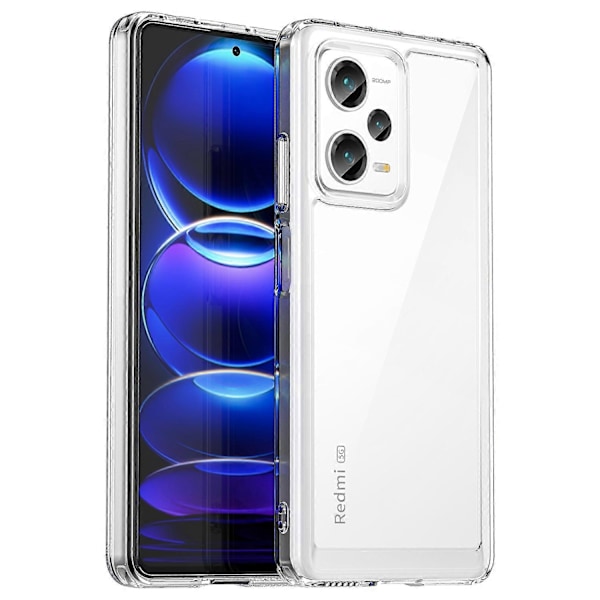 For Xiaomi Redmi Note 12 Pro+ 5G Deksel, TPU Støtfanger + Akryl Bakside Beskyttelsesdeksel Multicolor Style E