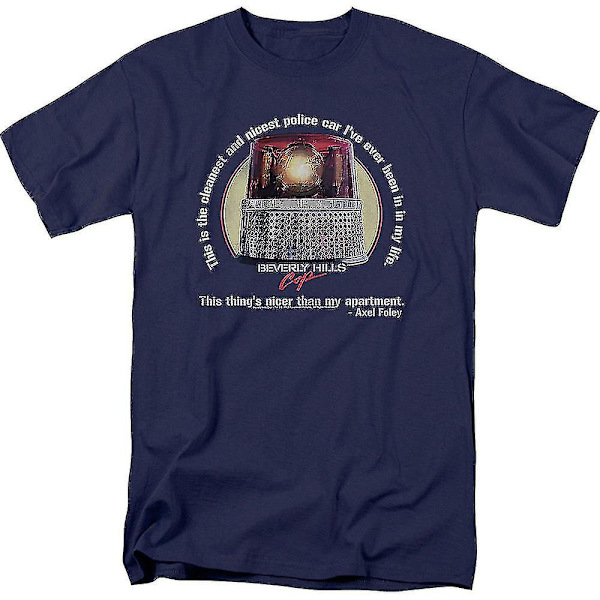 Reneste og Flotteste Politibil Beverly Hills Cop T-shirt Tøj XXL
