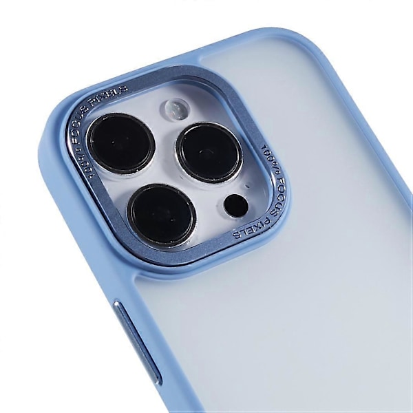 FULEXIN För iPhone 15 Pro PC+TPU Mobilskal Metall Linsskyddsram Anti-Repskydd Multicolor Style D