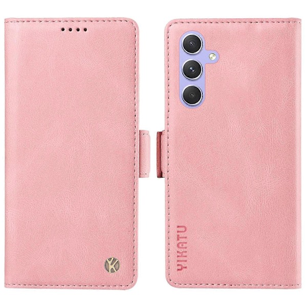 YIKATU YK-005 Mobilskal för Samsung Galaxy A54 5G PU Läder Skin-touch Plånboksställ Skydd Multicolor Style G