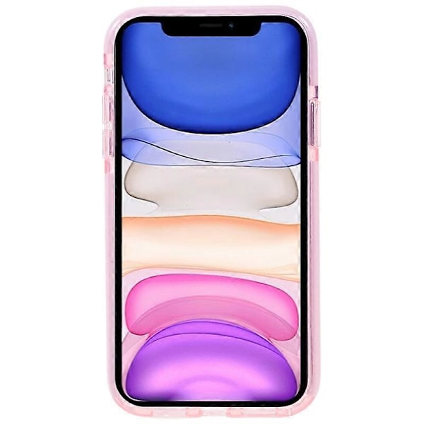 iPhone 11 Läpinäkyvä PC+TPU Puhelinkotelo Pudotussuoja Takakansi Multicolor Style A