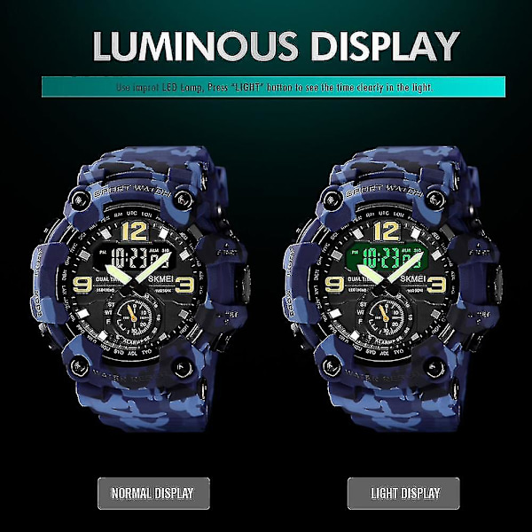 Skmei 1720 Led Digital Display Elektronisk watch White