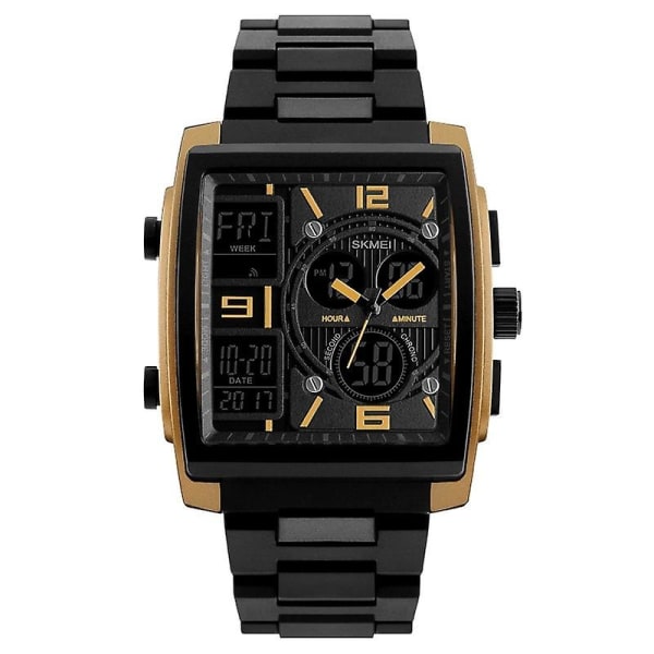 Skmei 1274 elektronisk multifunktionell watch Golden