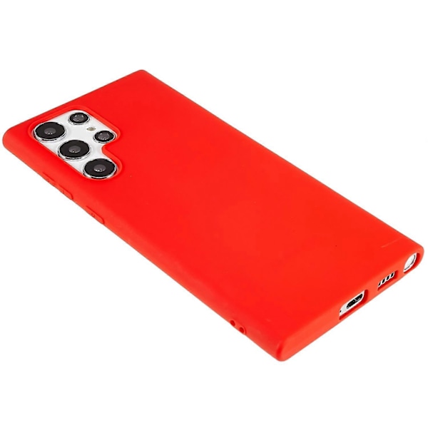 Baksida Skal för Samsung Galaxy S22 Ultra 5G TPU Telefonfodral Fingeravtrycksfritt Matt Skyddande Hölje Multicolor Style C