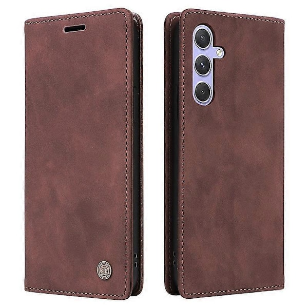 006-sarjan Samsung Galaxy A54 5G -kotelo nahkaisella lompakkokotelolla ja imukuppikiinnityksellä Multicolor Style D