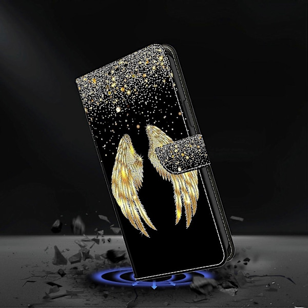 Plånboksfodral i PU-läder med 3D-mönster och ställ för Sony Xperia 1 V Multicolor Style G