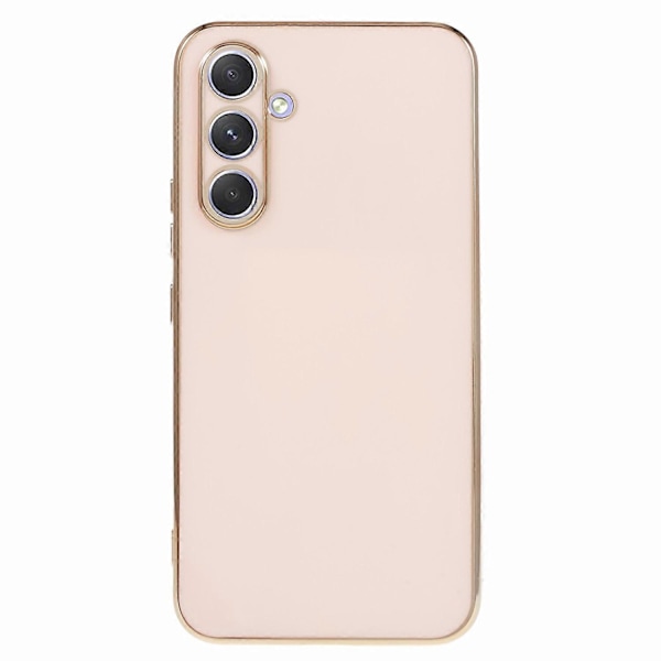 Skyddsfodral för Samsung Galaxy A14 4G/5G, Stöttåligt TPU Glansigt 6D Elektropläterat Telefonskal Multicolor Style B