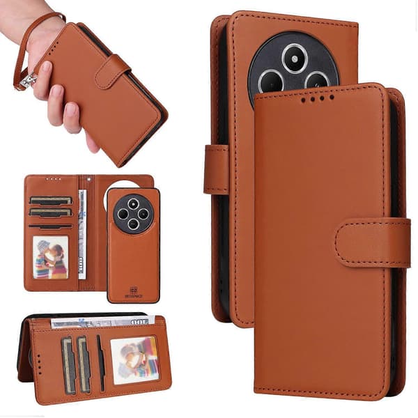 För Xiaomi Redmi A4 5G Mobilskal Multicolor Brown