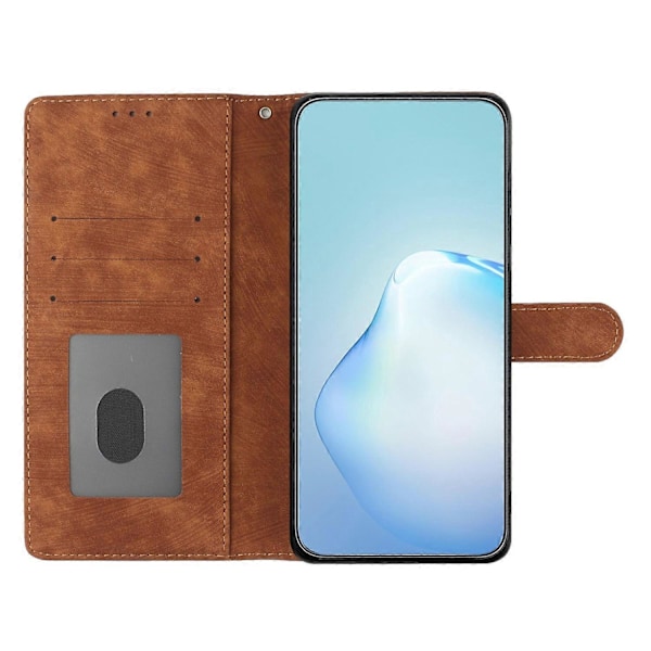 Til Samsung Galaxy A05 4G Etui PU Læder Foldbart Stativ Ensfarvet Telefoncover Multicolor Style B