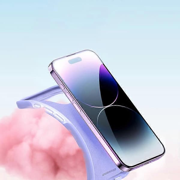 XUNDD Jelly Series Skal för iPhone 15 med Mikrofiberfoder Flytande Silikon+PC Baksida Multicolor Style B