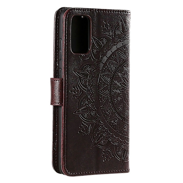 Præget Mandala Blomst Pung Læder Etui med Rem til Samsung Galaxy A52 4G/5G/A52s 5G Multicolor Style H