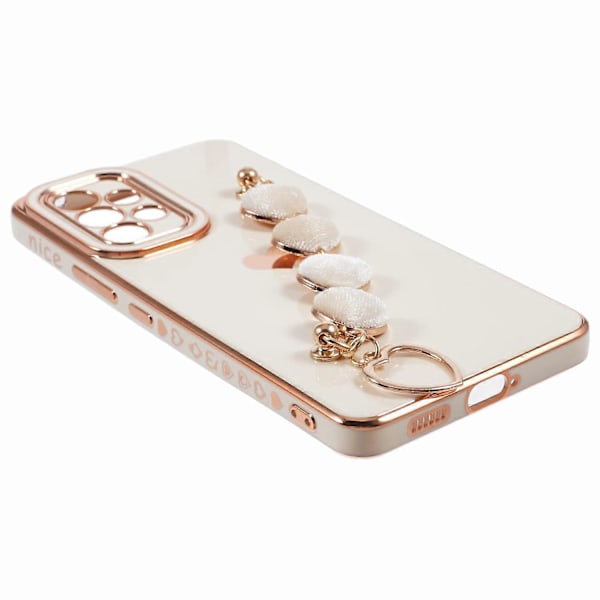 TPU-deksel med hjertekjedestropp og elektroplettert telefondeksel for Samsung Galaxy A52 4G/5G/A52s 5G Multicolor Style A