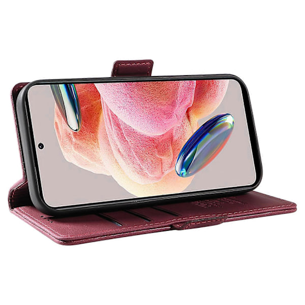 YIKATU YK-005 Til Xiaomi Redmi Note 12 4G Hud-berørings Telefon Cover PU Læder Wallet Stand Shell Multicolor Style F